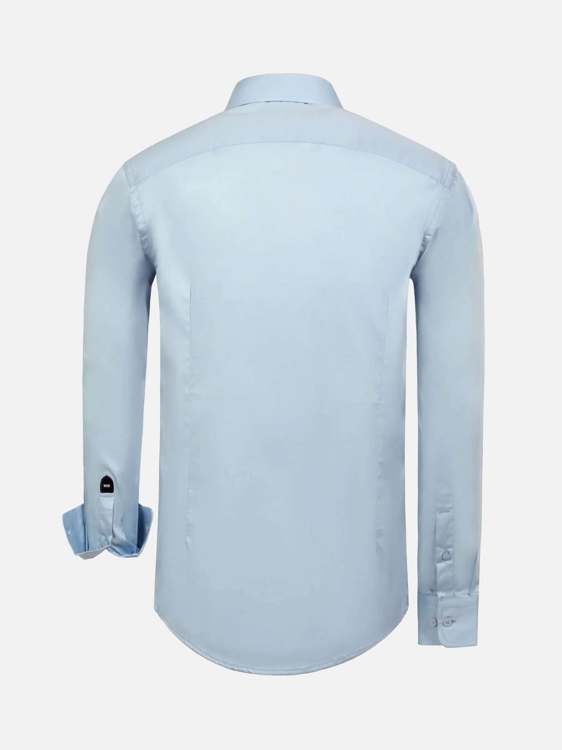 William Blue Slim Fit Mena Cotton Shirt 6XL