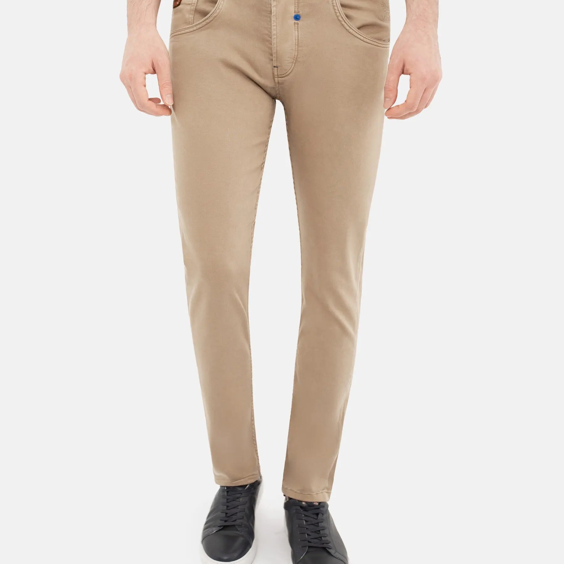 Sahara Button Closure Light Beige Jeans 40-32