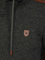 Galahad Mock Neck Khaki Sweater 6XL