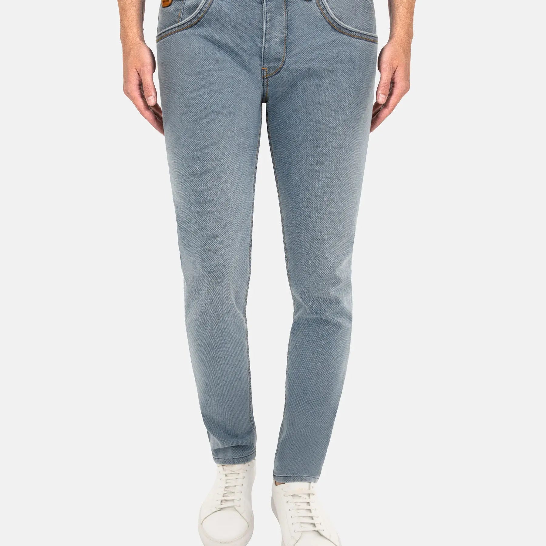 Luna Mini Check Slim Fit Blue jeans 38-32