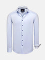 Cassio Light Blue Non-Iron Business Shirt 6XL