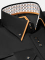Rocco Black Non-Iron Business Shirt 6XL