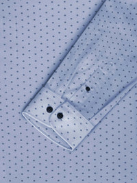 Emiliano Slim Fit Blue Long Sleeve Shirt 6XL