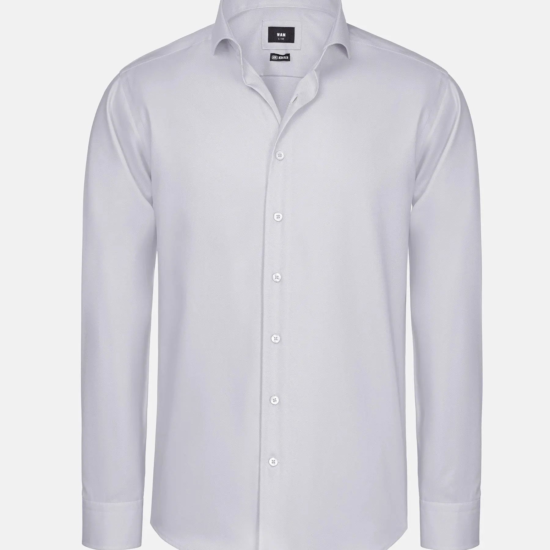 The Burgos Light Grey Shirt Wam Denim