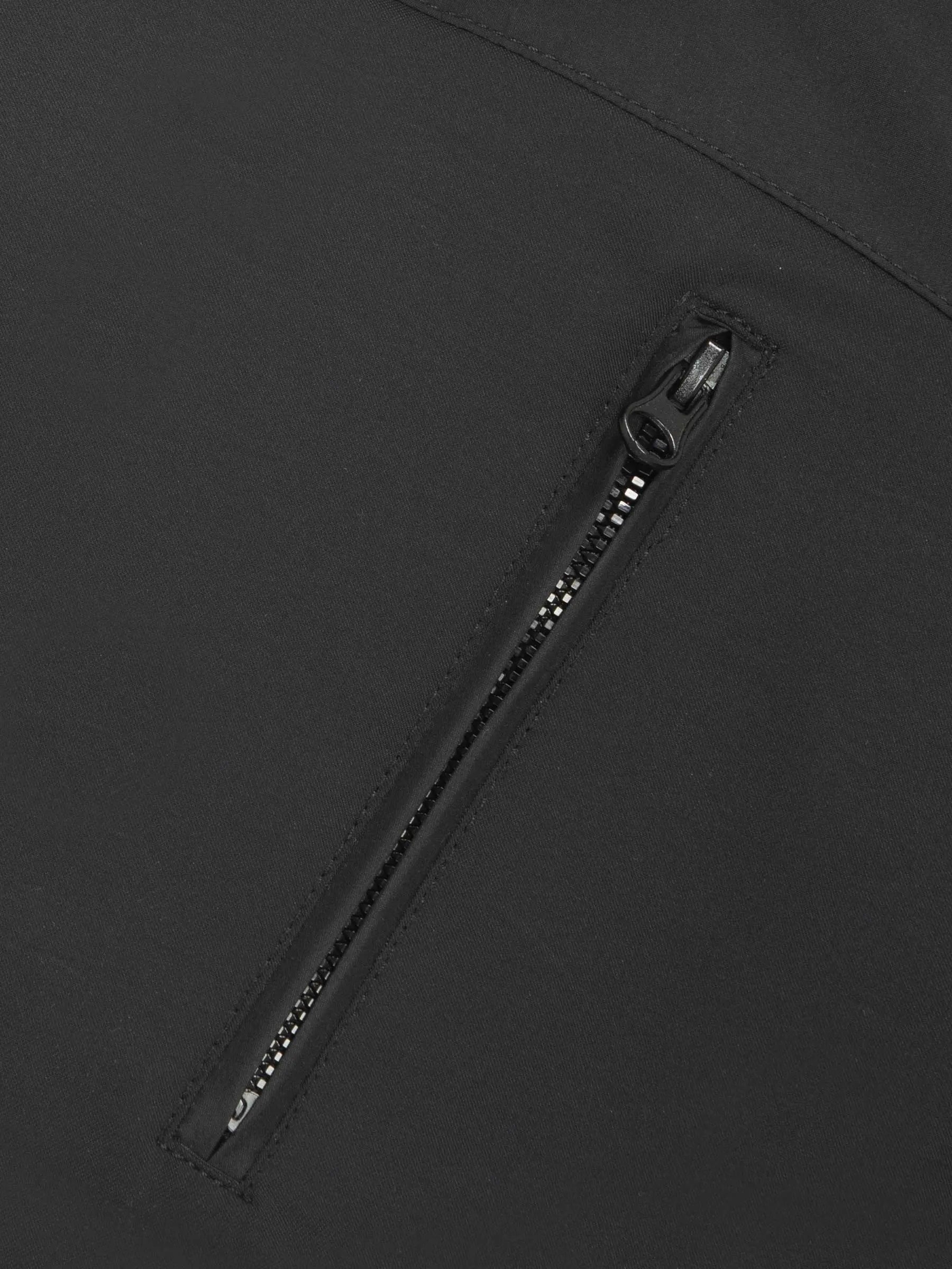 Vitus Slim Fit Black Jacket 6XL