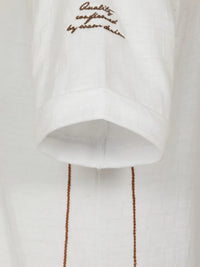 Morpheus Slim Fit Stretched White T-shirt 6XL