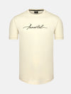 Khaza Slim Fit Off White T-Shirt 6XL