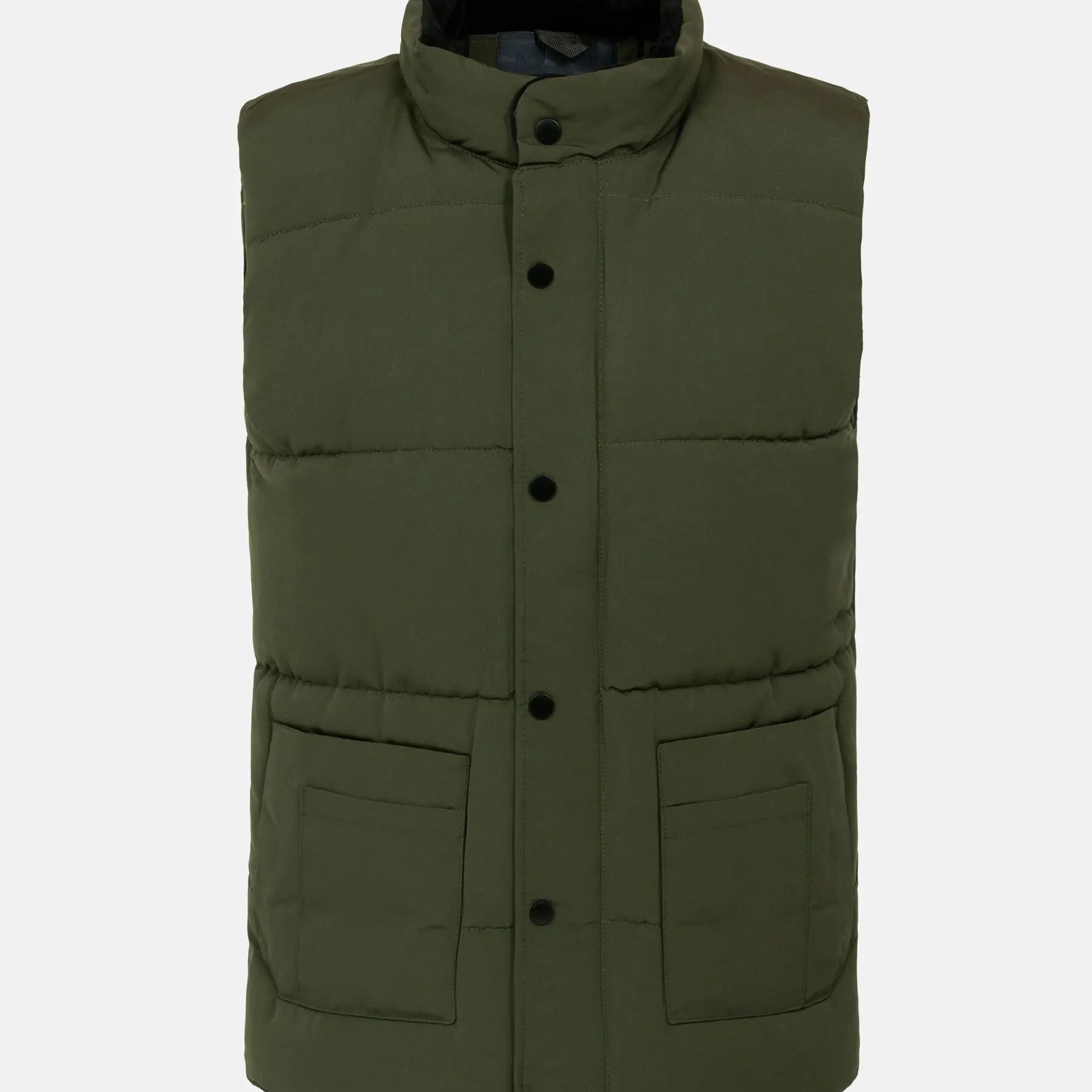 Velvet Crew Neck Green Bodywarmer 6XL