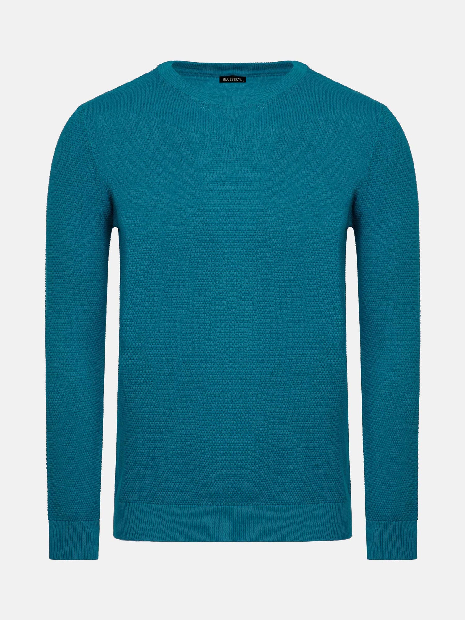 Larry Petrol Cotton Pullover 6XL