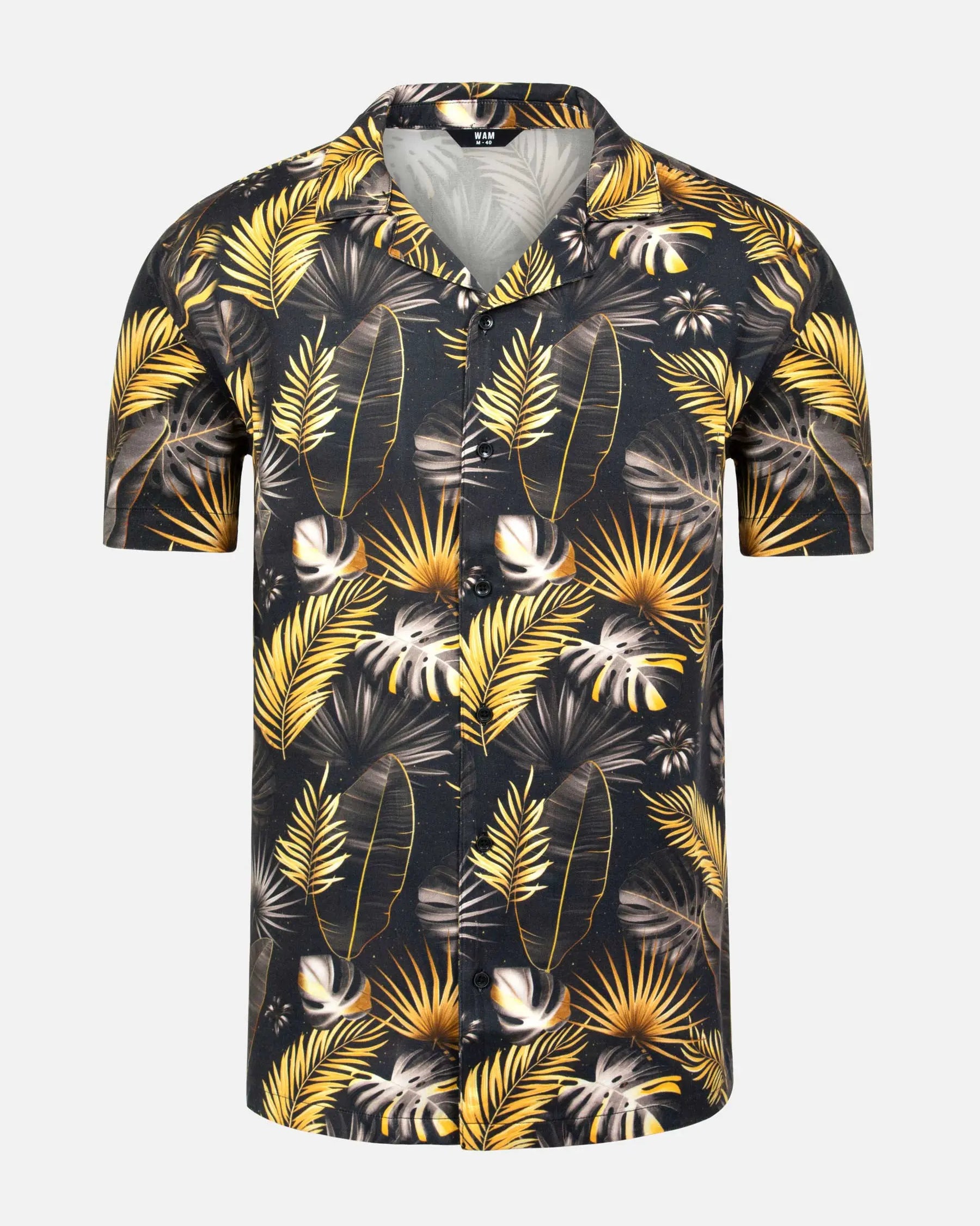 Umberto Floral Black Shirt 6XL