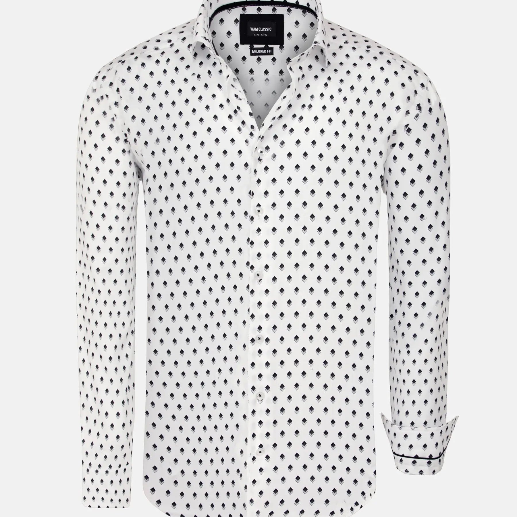 Apollo Tailored Fit White Shirt 6XL
