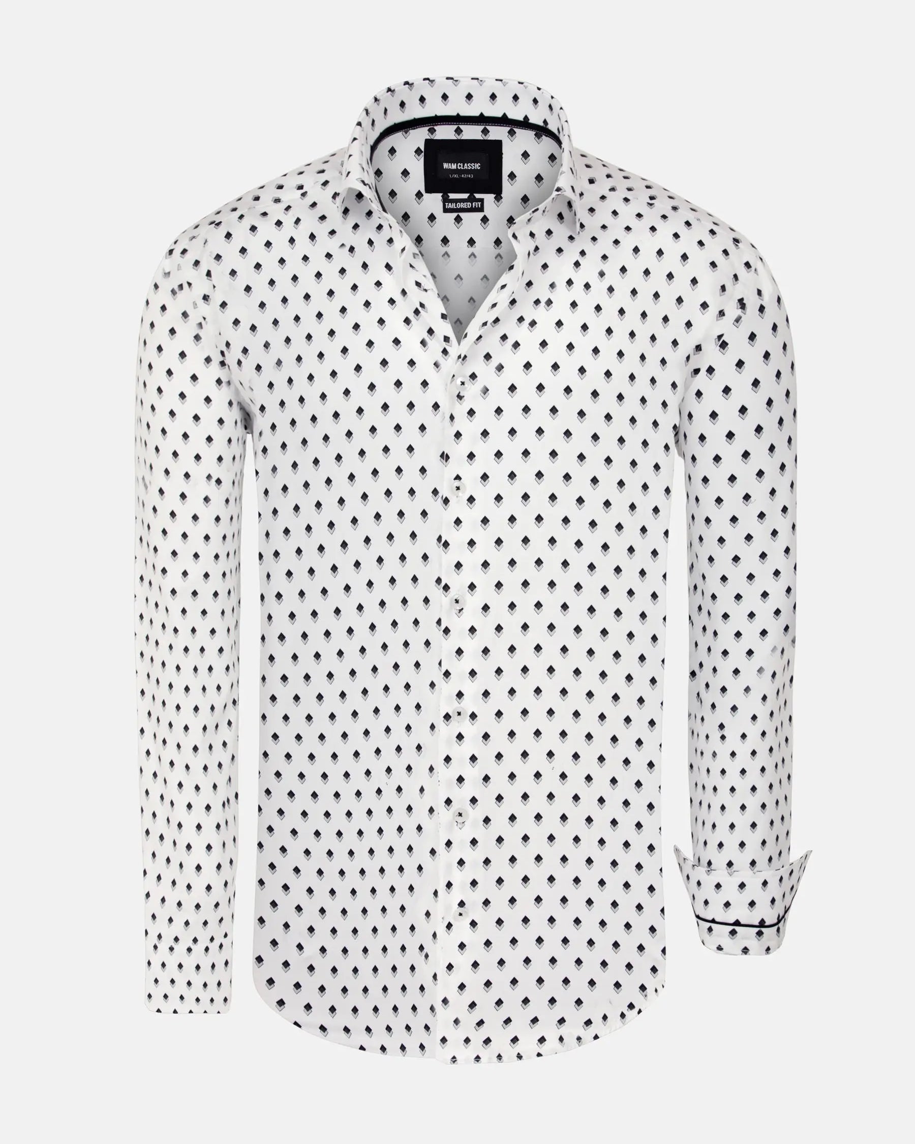 Apollo Tailored Fit White Shirt 6XL