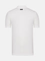 Gonzsles Off White Zipper Polo 6XL