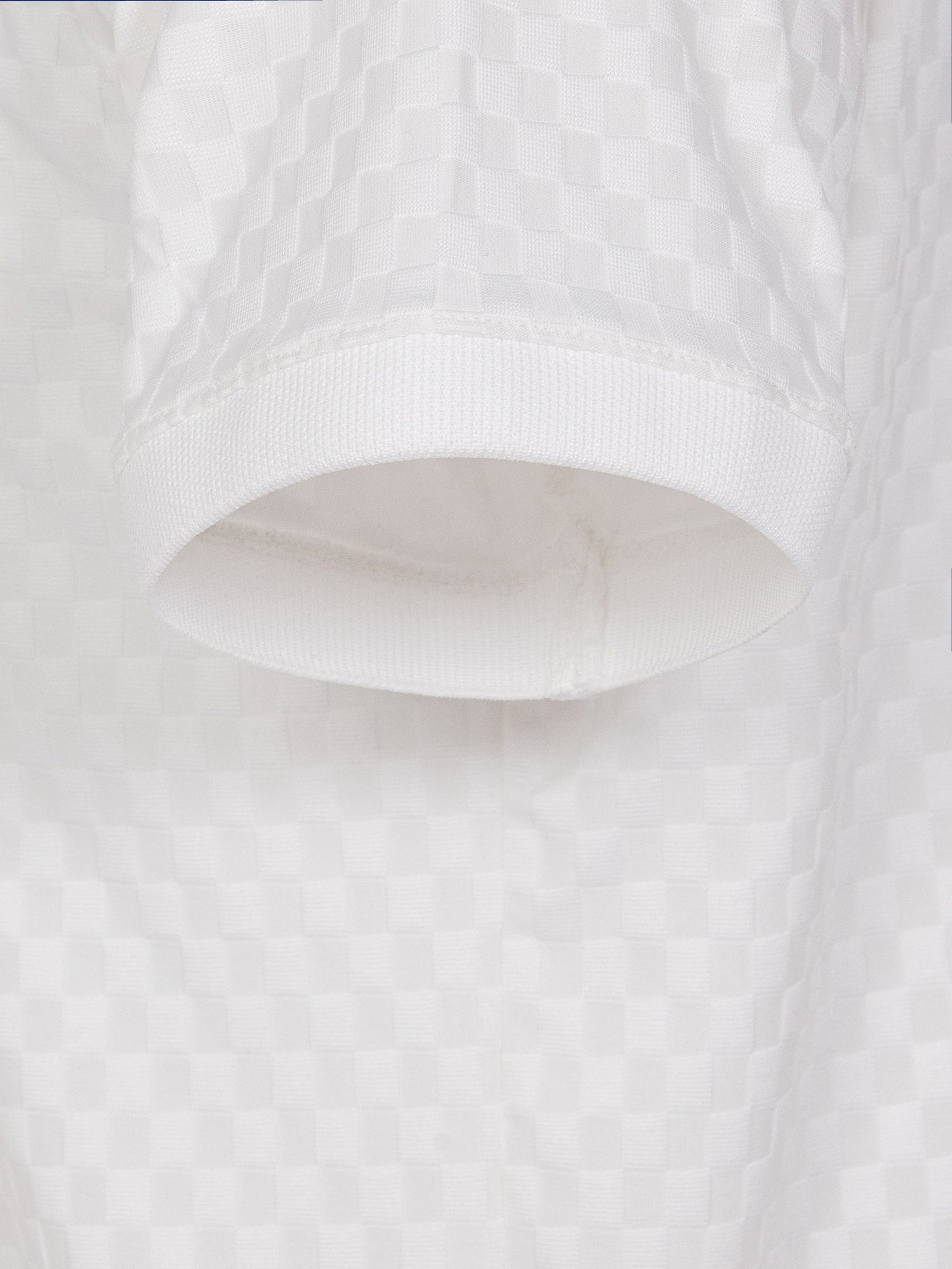 Gonzsles Off White Zipper Polo 6XL