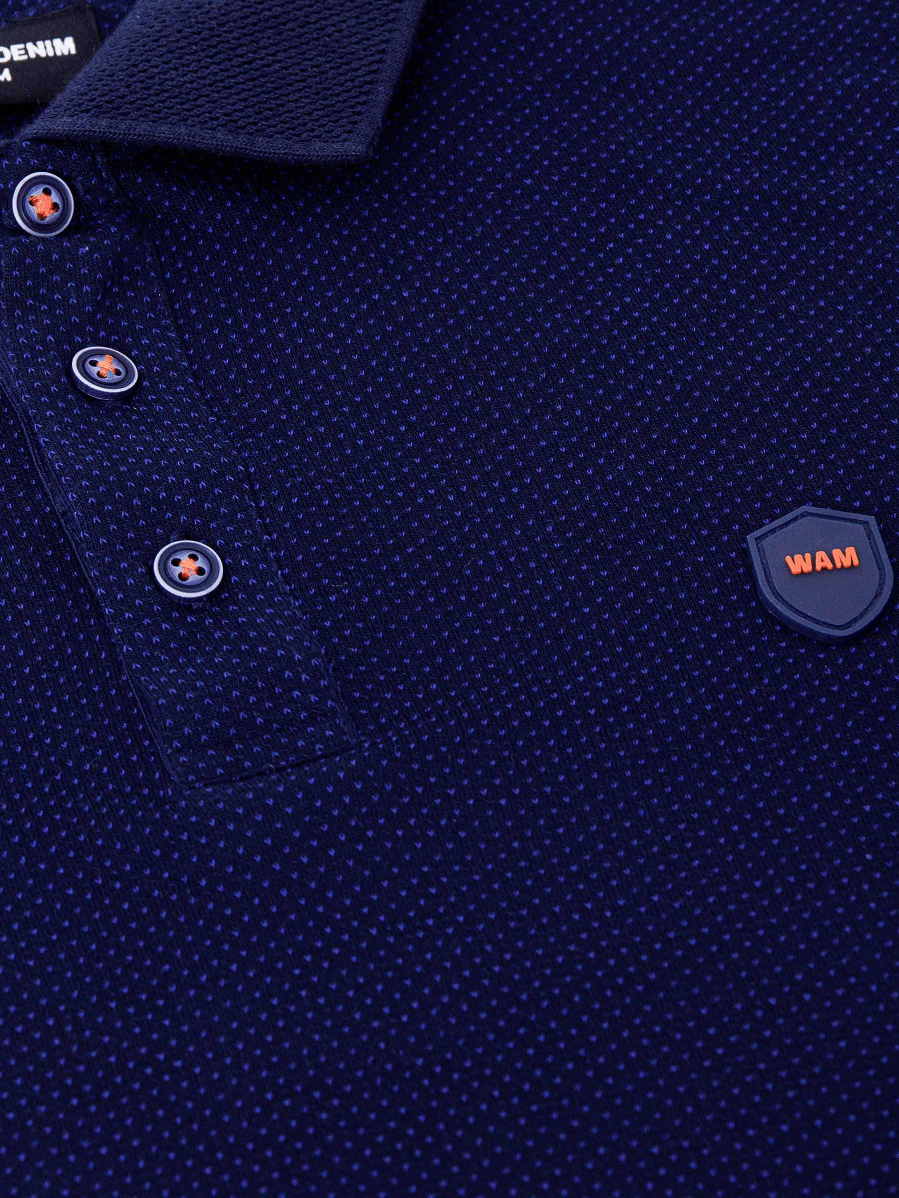 The Luciano Navy Polo Wam Denim