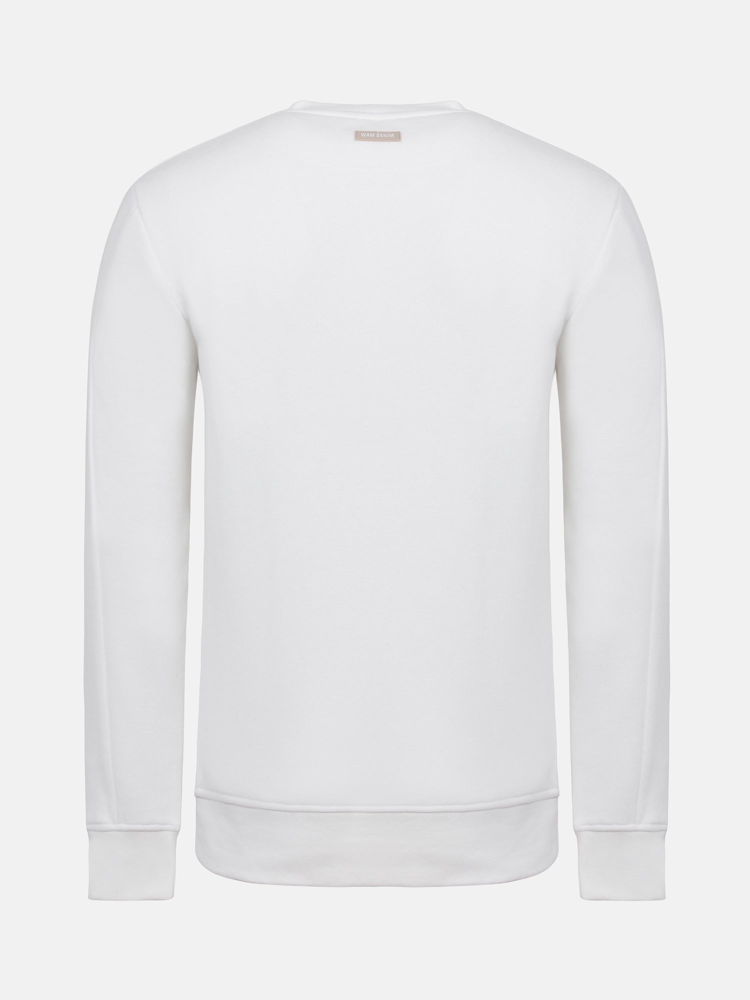 Ahmir White Crew Neck Sweater 6XL