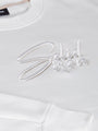 Ahmir White Crew Neck Sweater 6XL