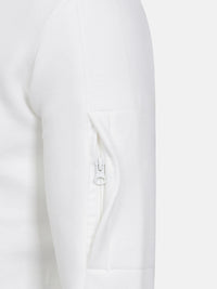 Ahmir White Crew Neck Sweater 6XL