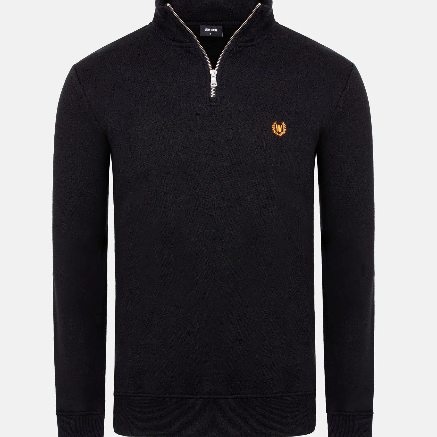 Santos Black High Neck Sweater 6XL