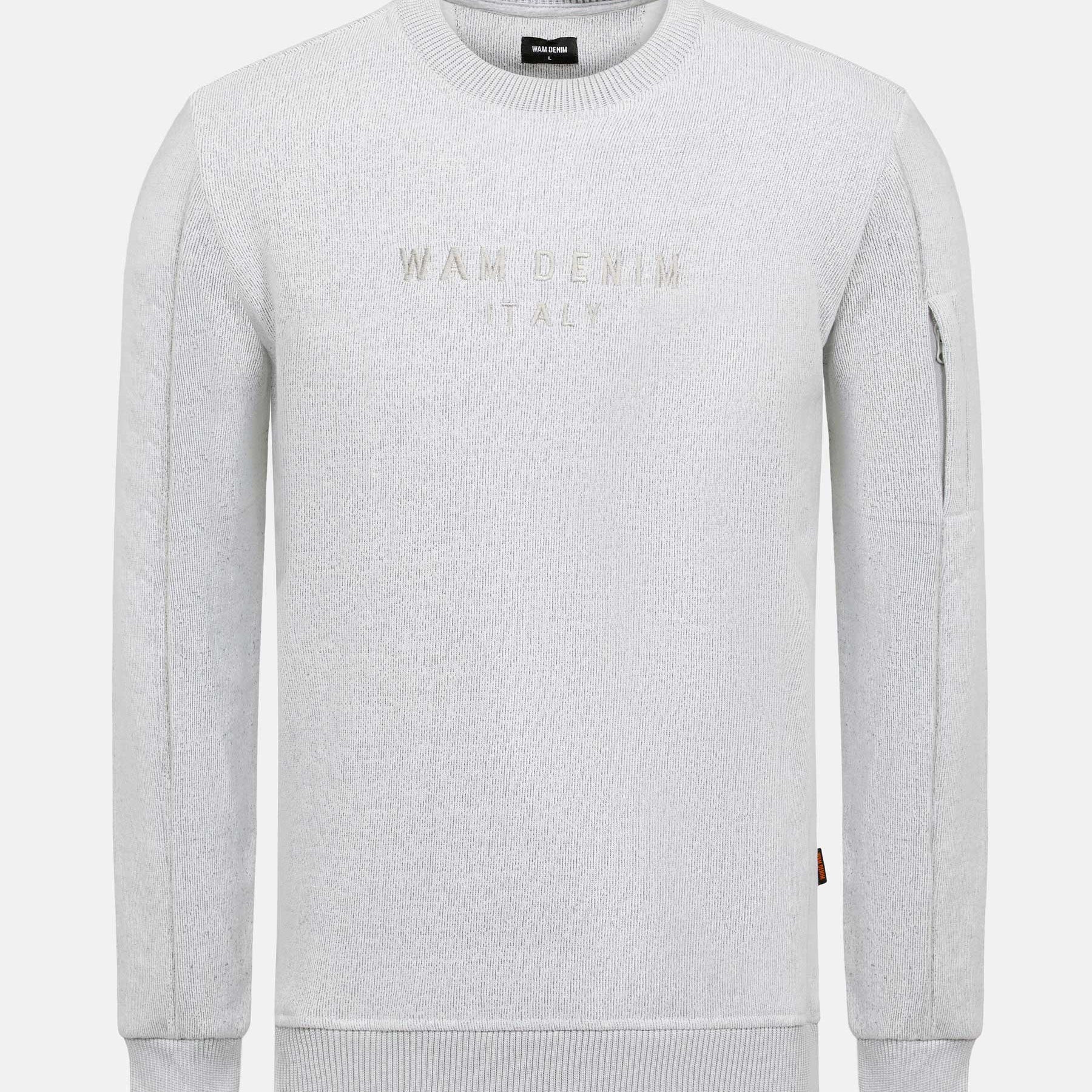Dane Crew Neck Light Grey Sweater 6XL