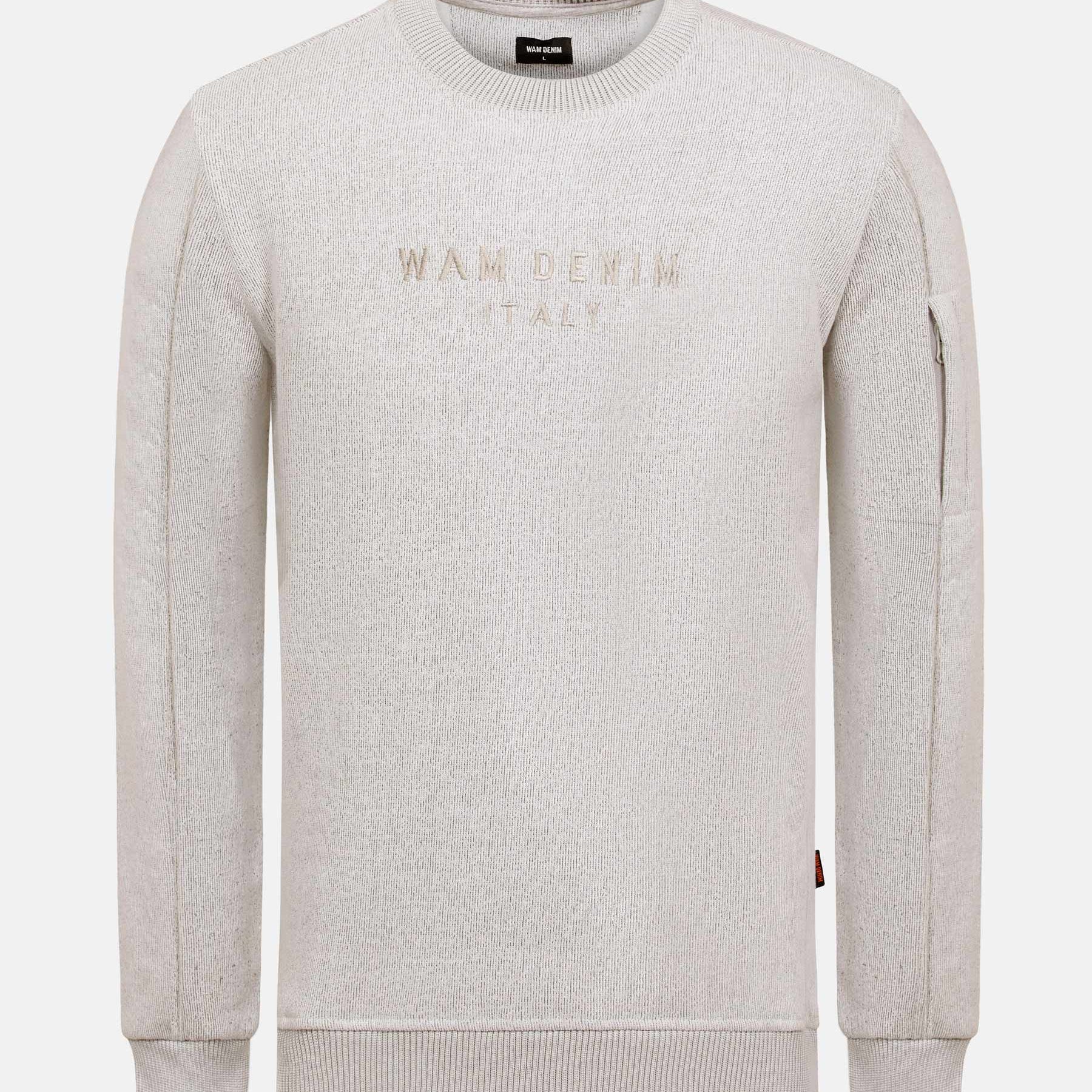 Dane Crew Neck Light Beige Sweater 6XL