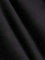 Korbin Notch lapeled Black Trench coat 6XL