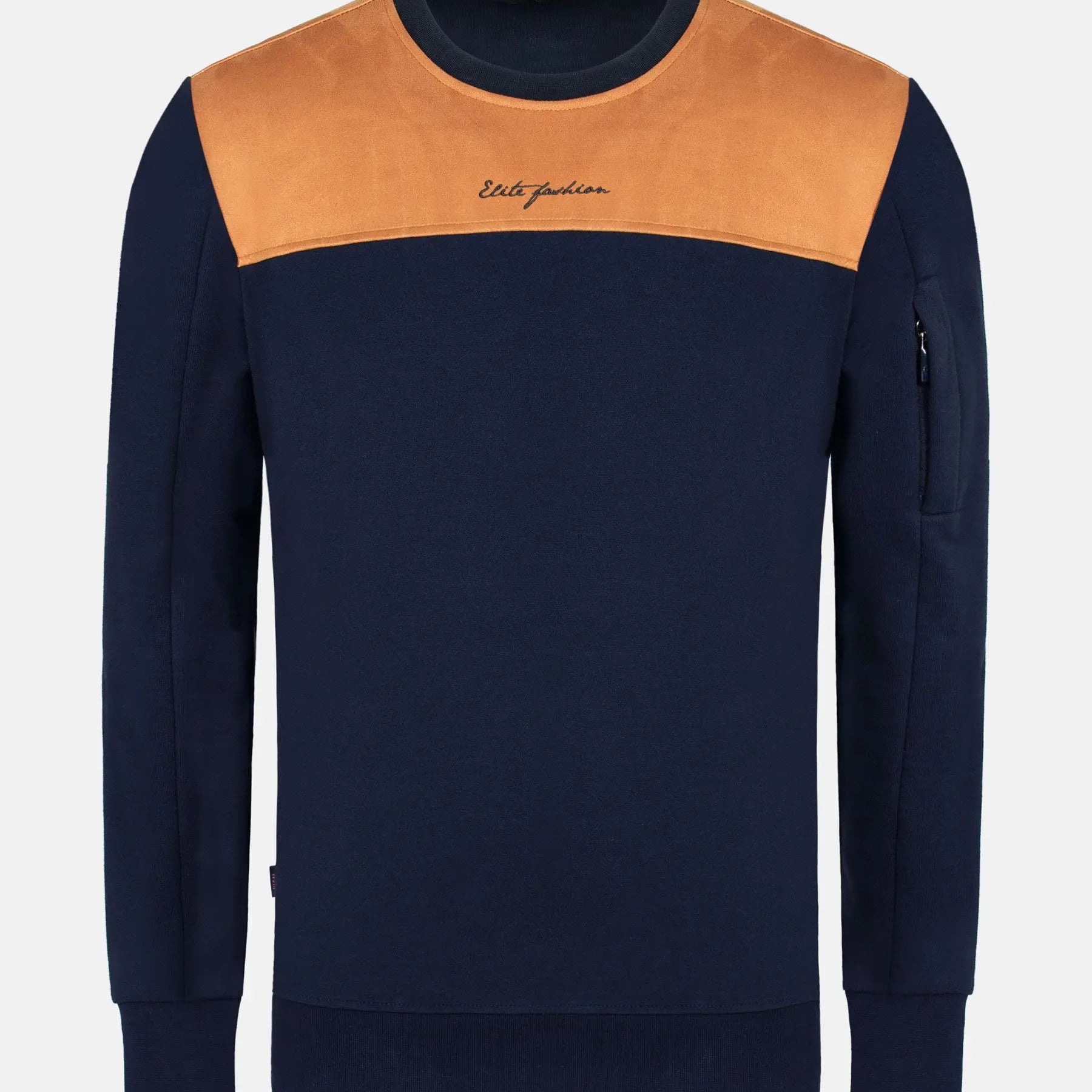 Emory Slim Fit Navy Sweater 6XL
