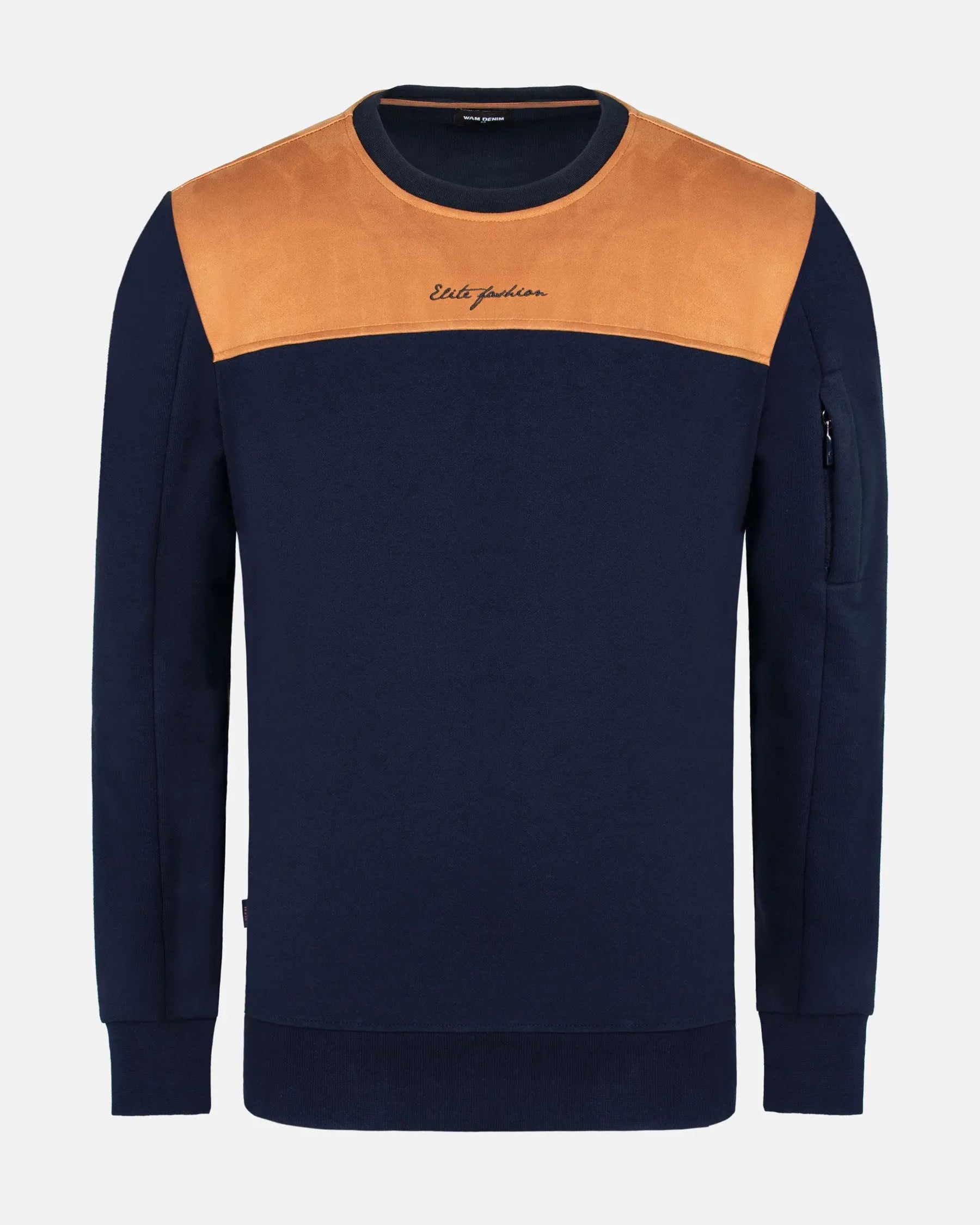 Emory Slim Fit Navy Sweater 6XL