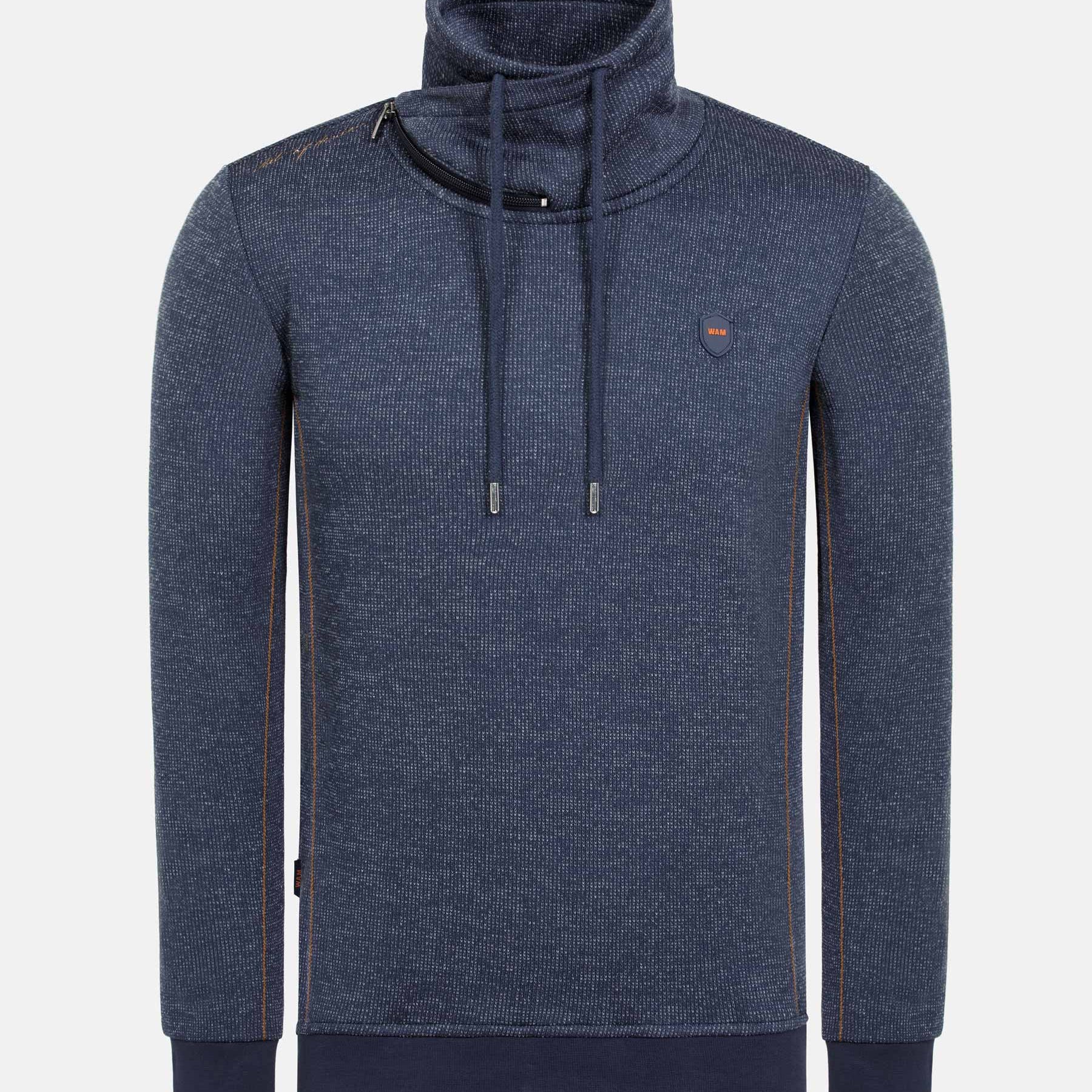 Cain High Neck Navy Sweater 6XL
