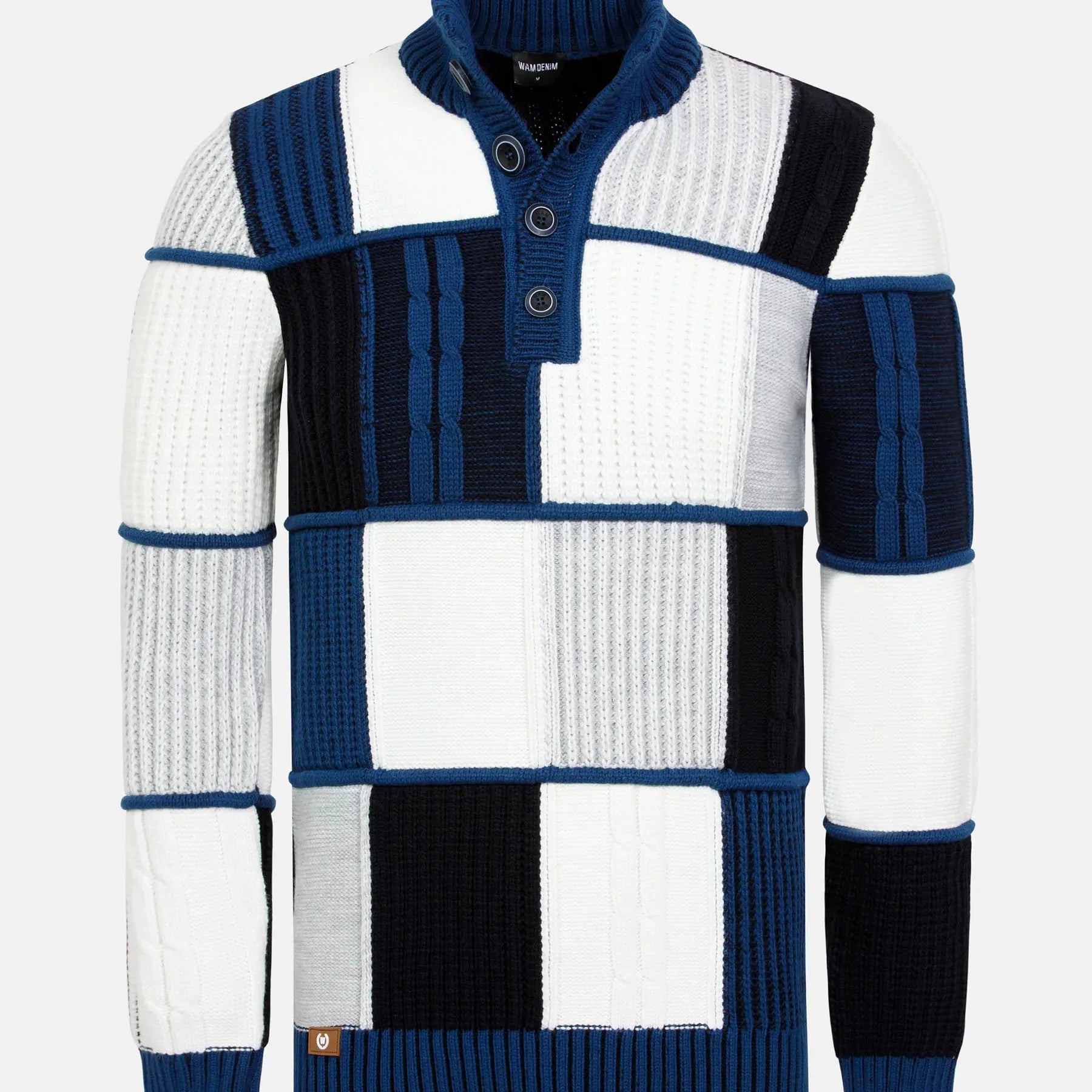 Frank Knit Pattern Indigo Navy Knitwear 6XL