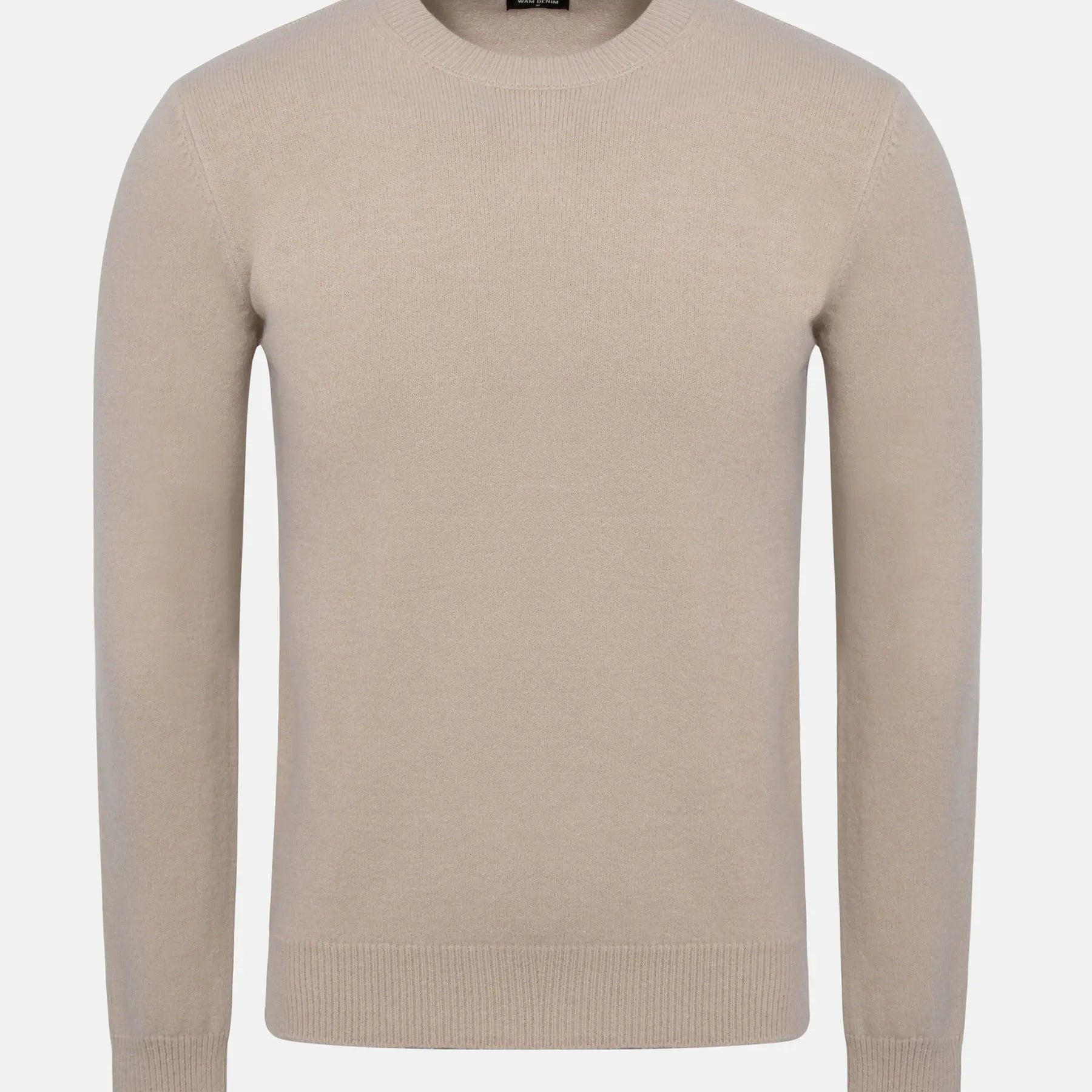 Cassian Crew Neck Beige Sweater 6XL