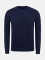 Cassian Crew Neck Navy Sweater 6XL