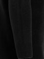 Cassian Crew Neck Black Sweater 6XL