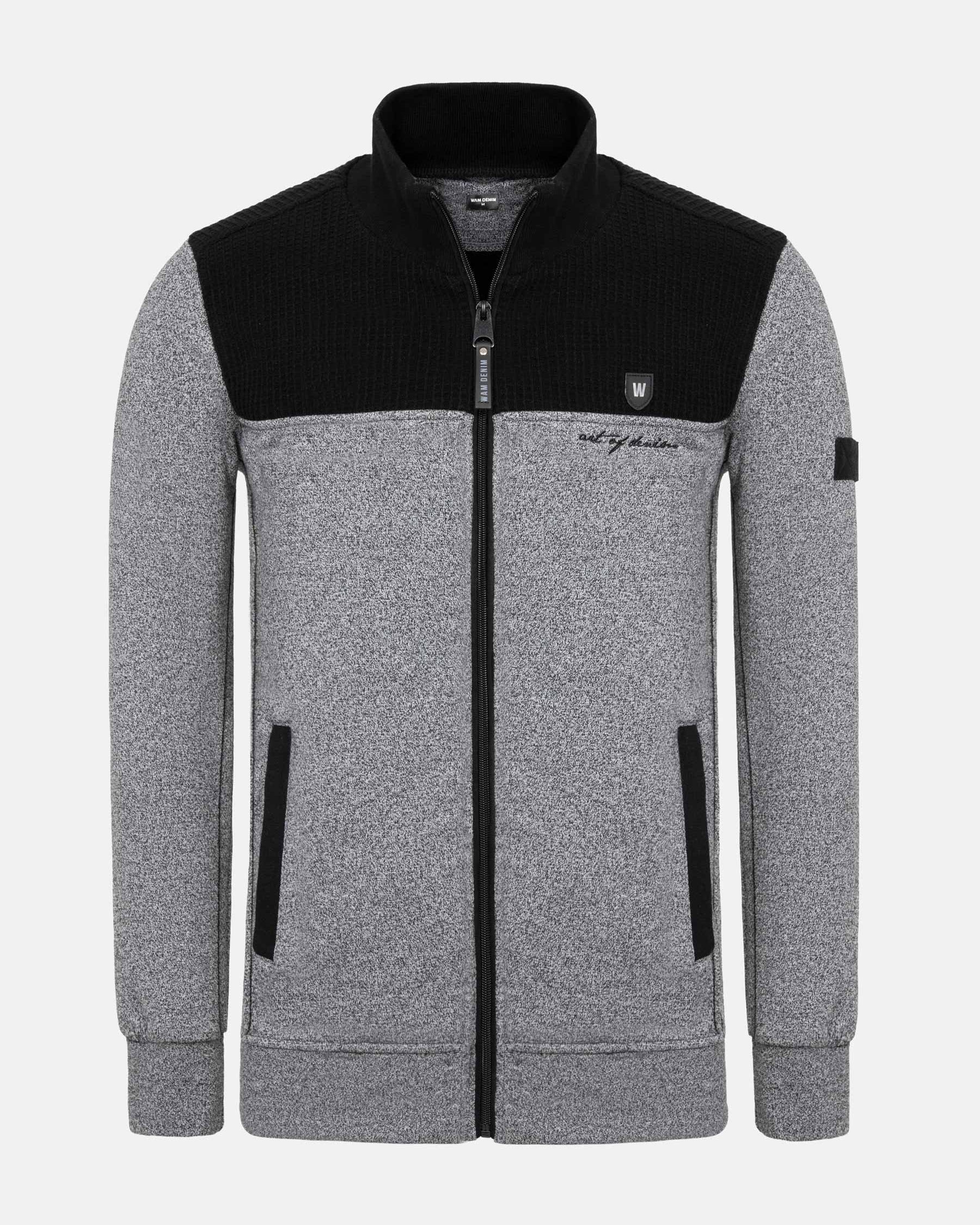 Bram High Collar Grey Vest 6XL