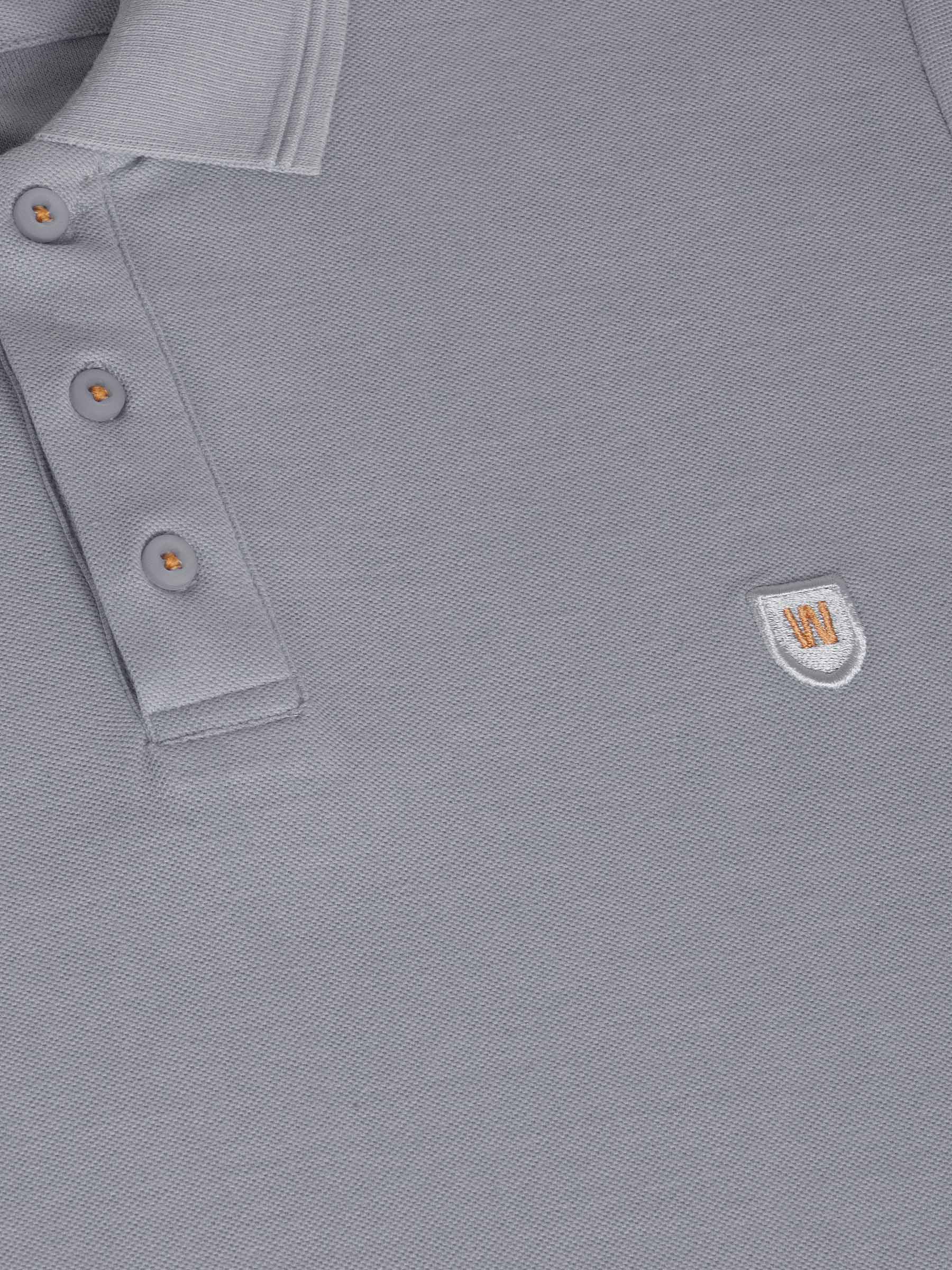 The Ameer Light Grey Polo Wam Denim