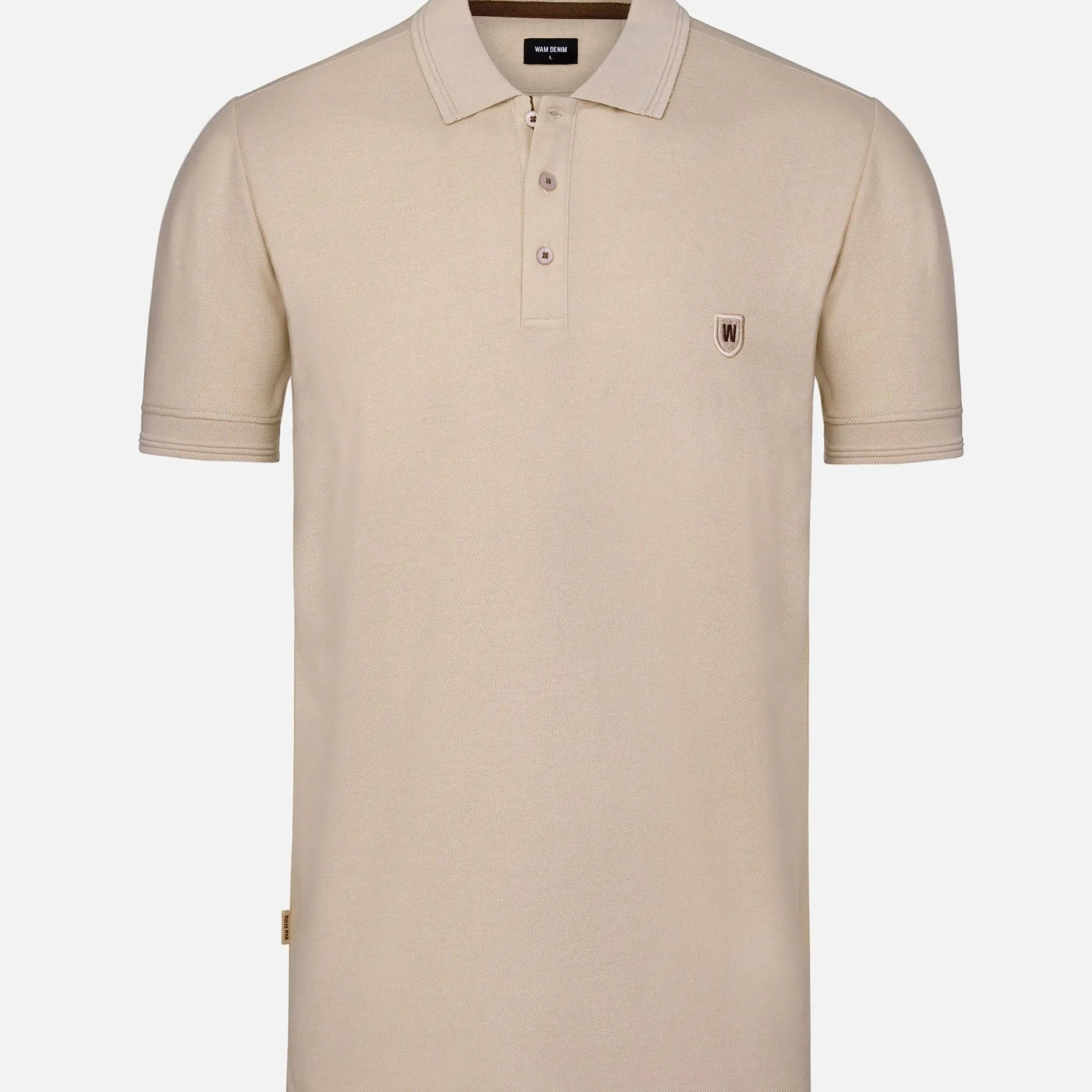 The Ameer Light Beige Polo Wam Denim
