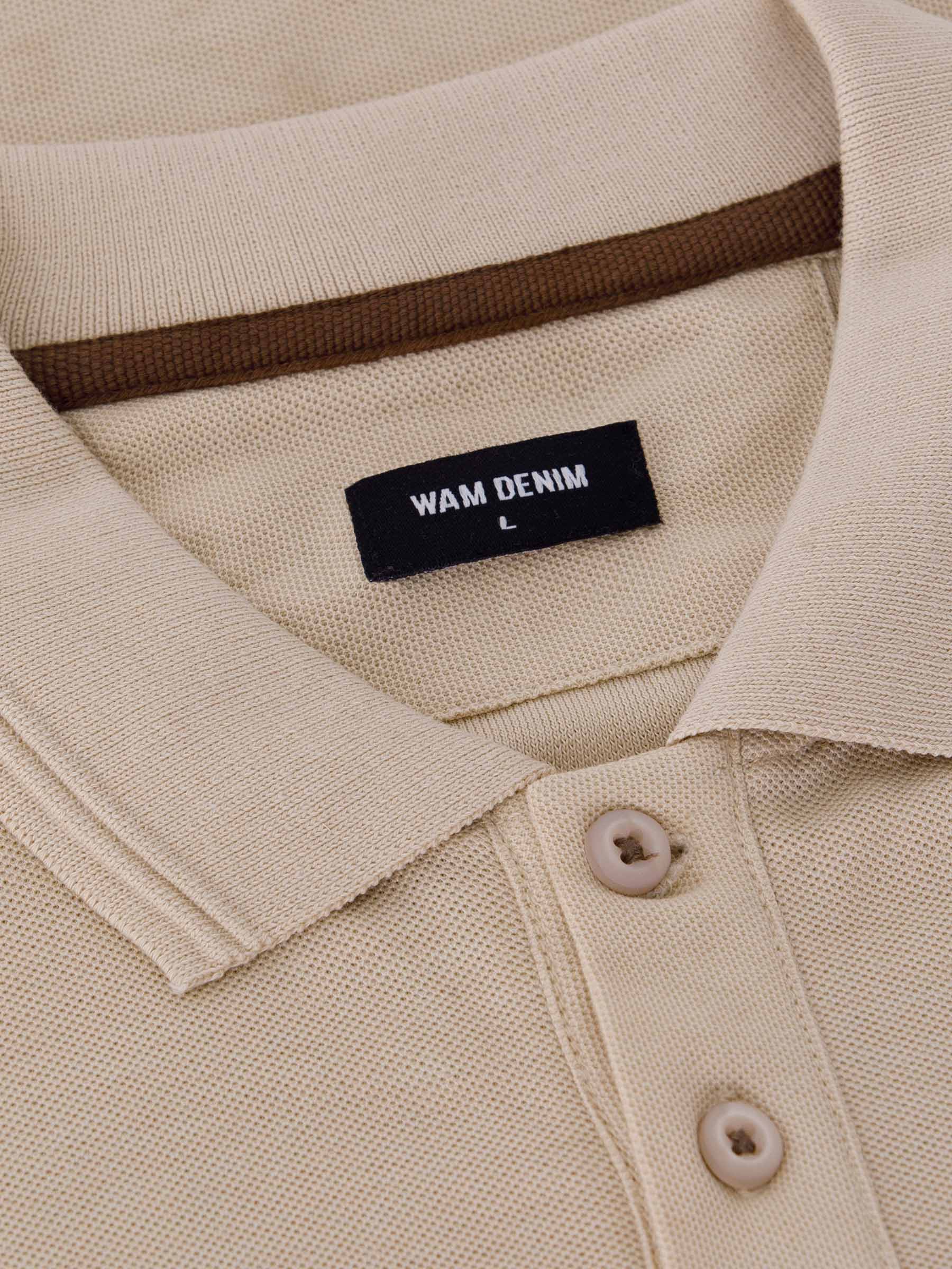 The Ameer Light Beige Polo Wam Denim