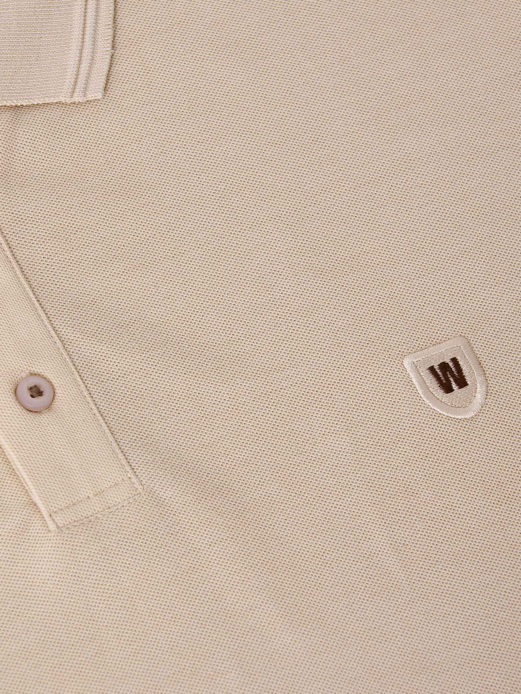 The Ameer Light Beige Polo Wam Denim