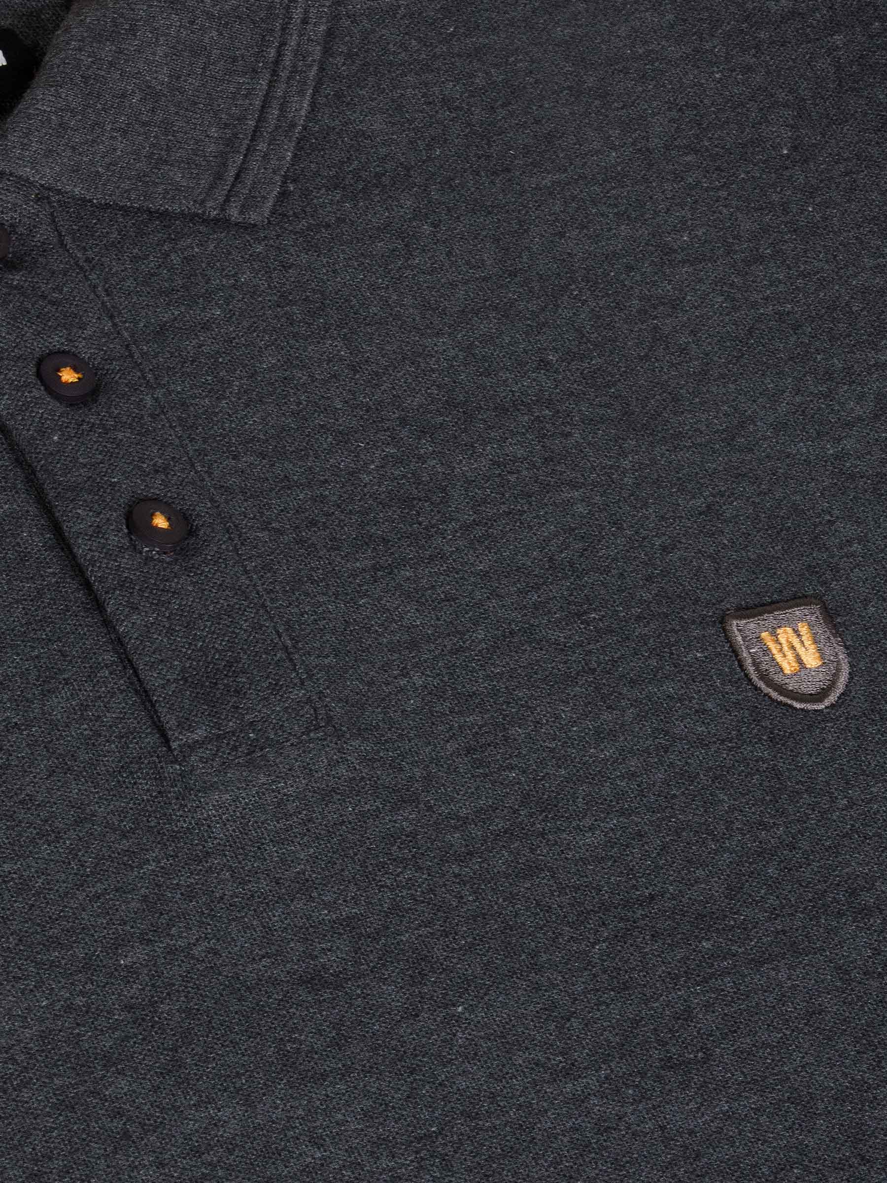 The Ameer Anthracite Polo Wam Denim