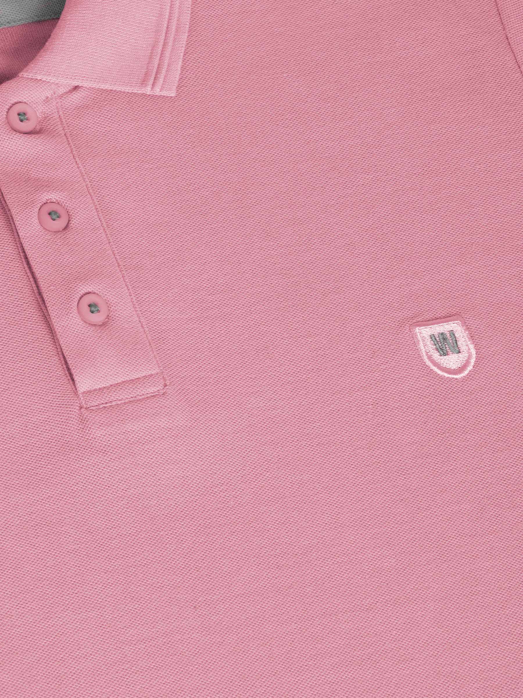 The Ameer Pink Polo Wam Denim