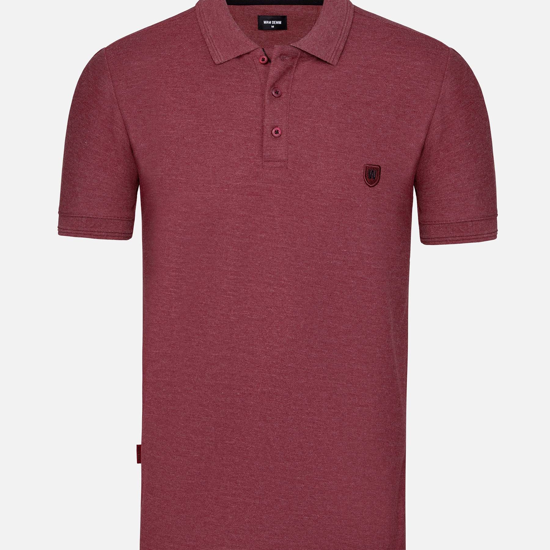 The Ameer Dark Red Polo Wam Denim