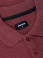 The Ameer Dark Red Polo Wam Denim