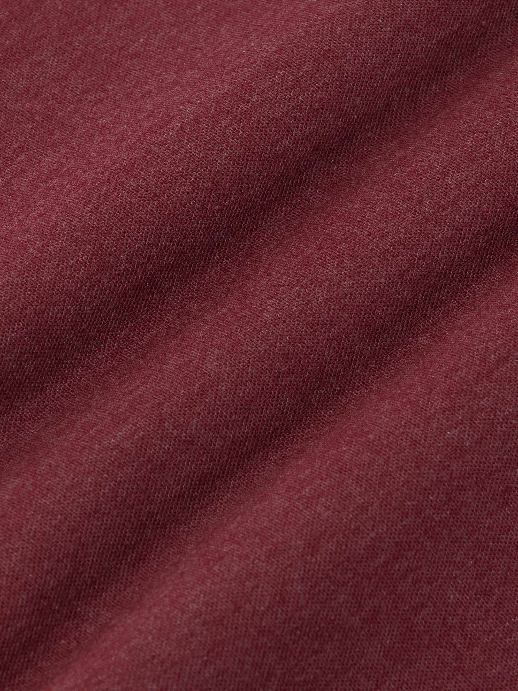The Ameer Dark Red Polo Wam Denim