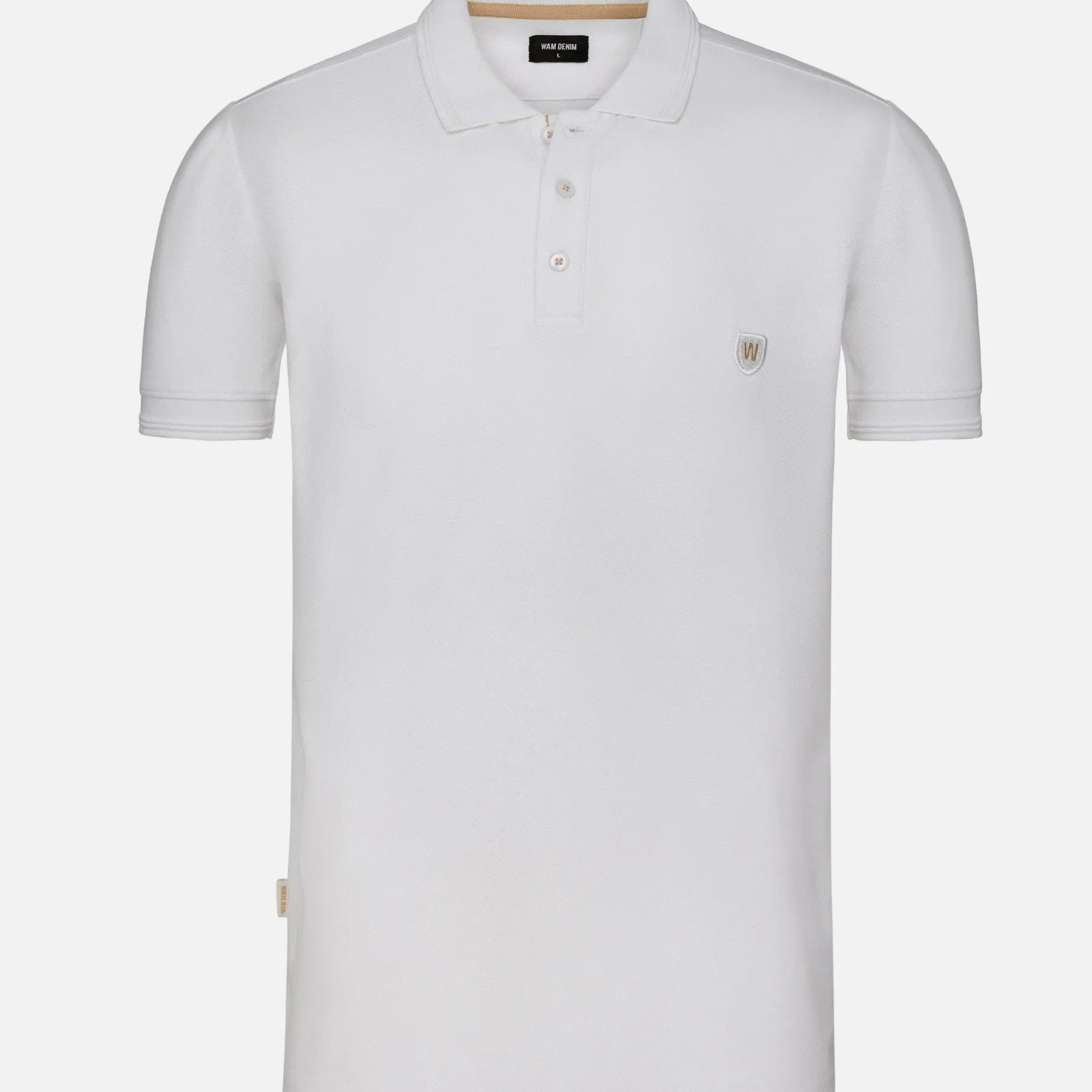 The Ameer White Polo Wam Denim