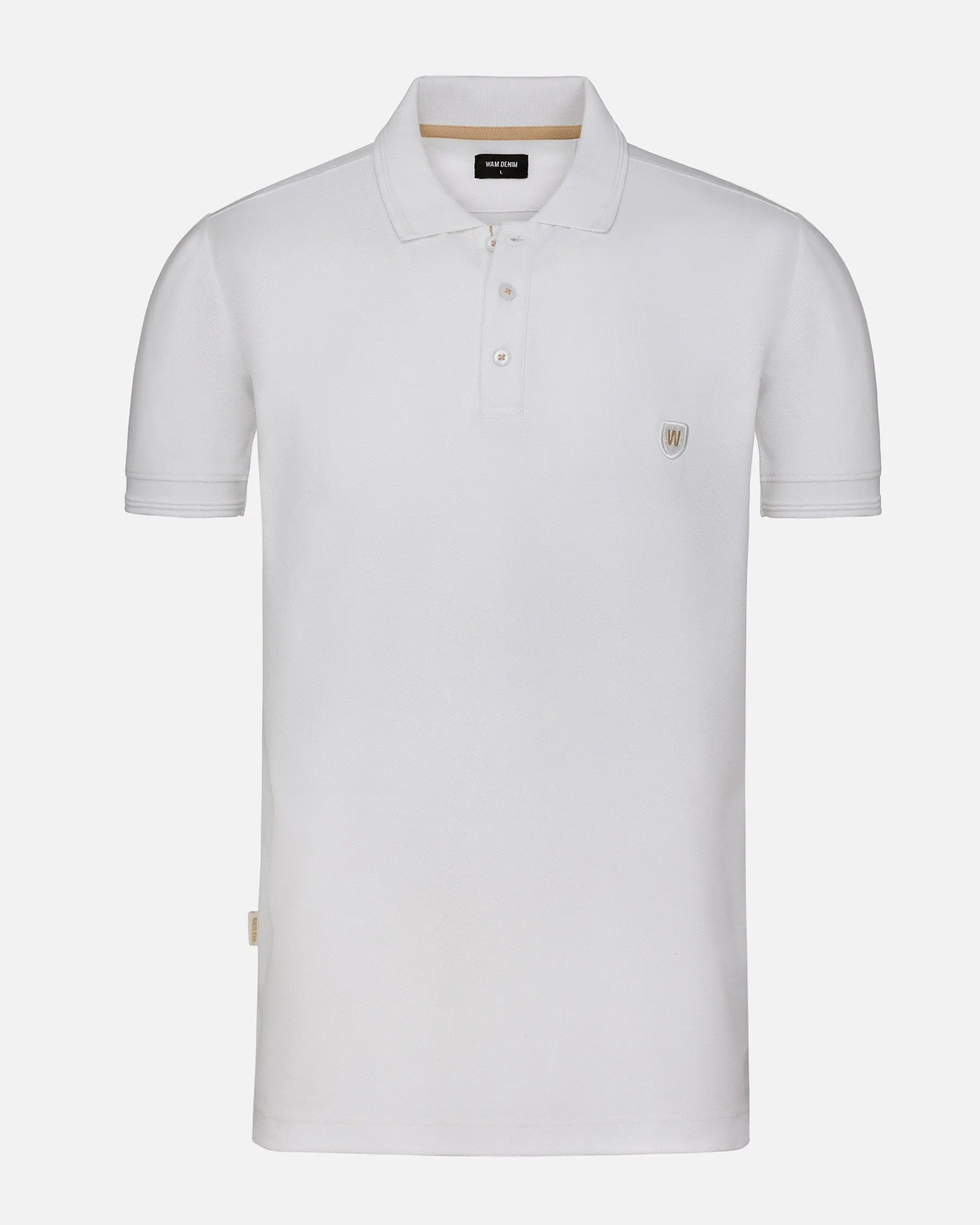 The Ameer White Polo Wam Denim