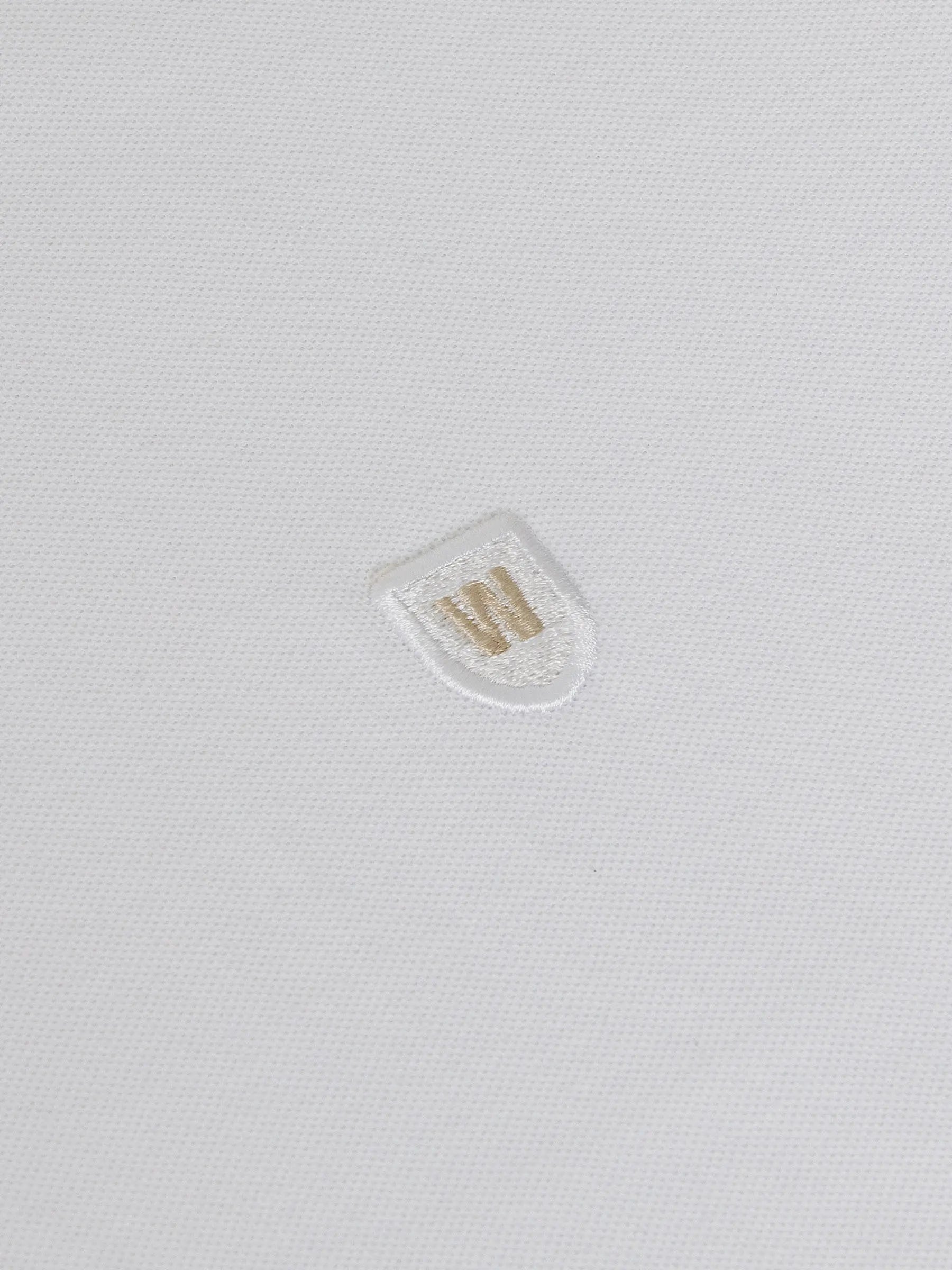 The Ameer White Polo Wam Denim