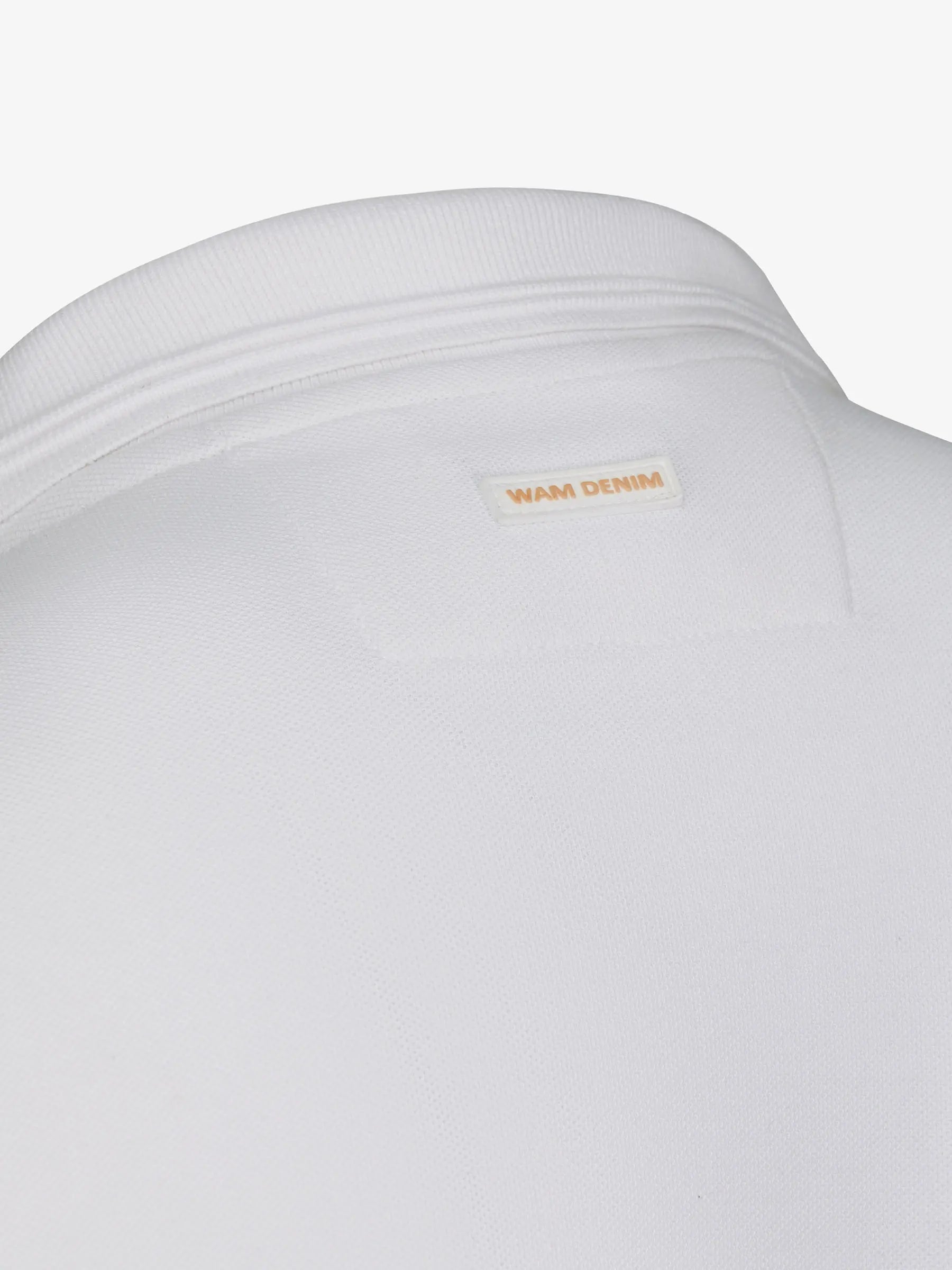 The Ameer White Polo Wam Denim