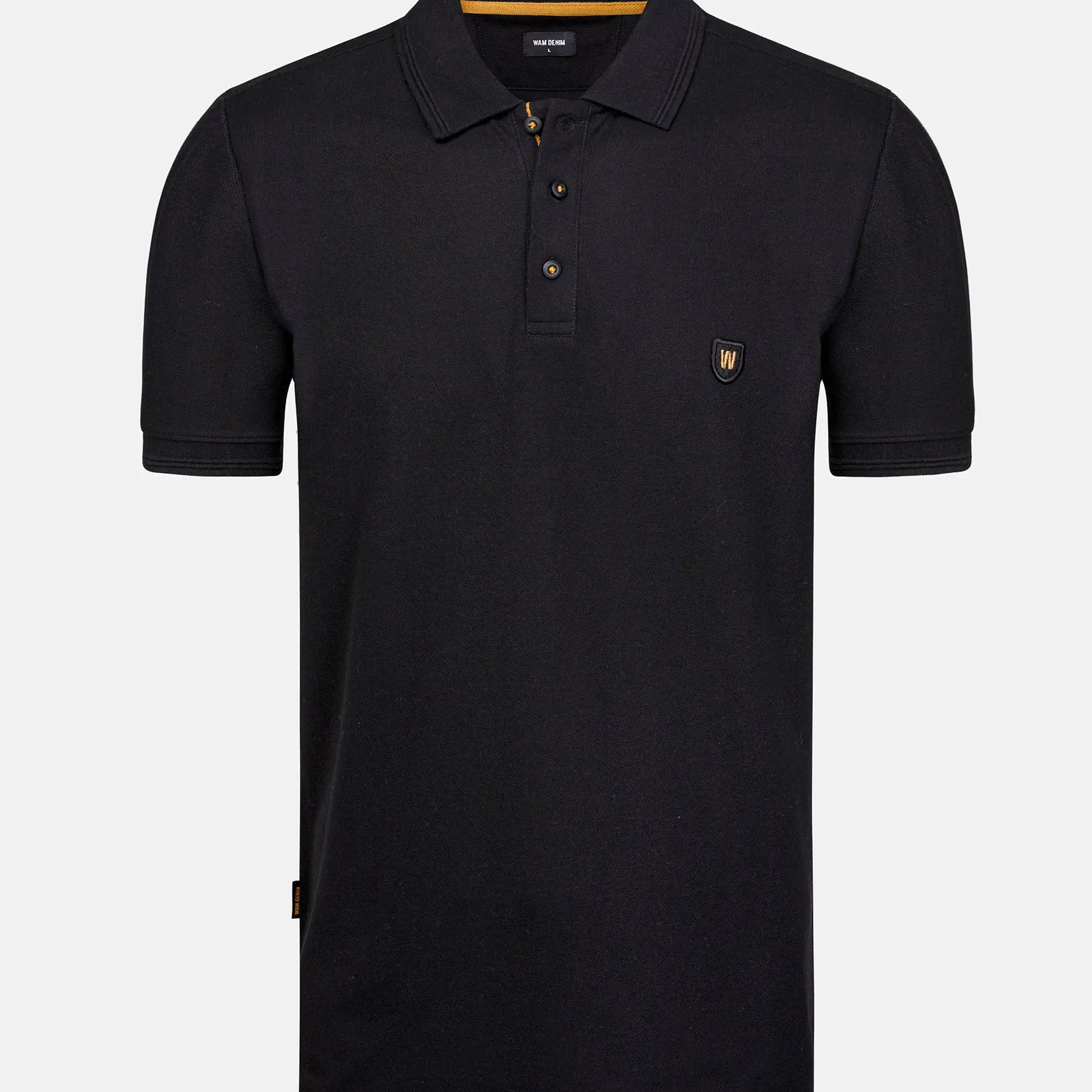 The Ameer Black Polo Wam Denim