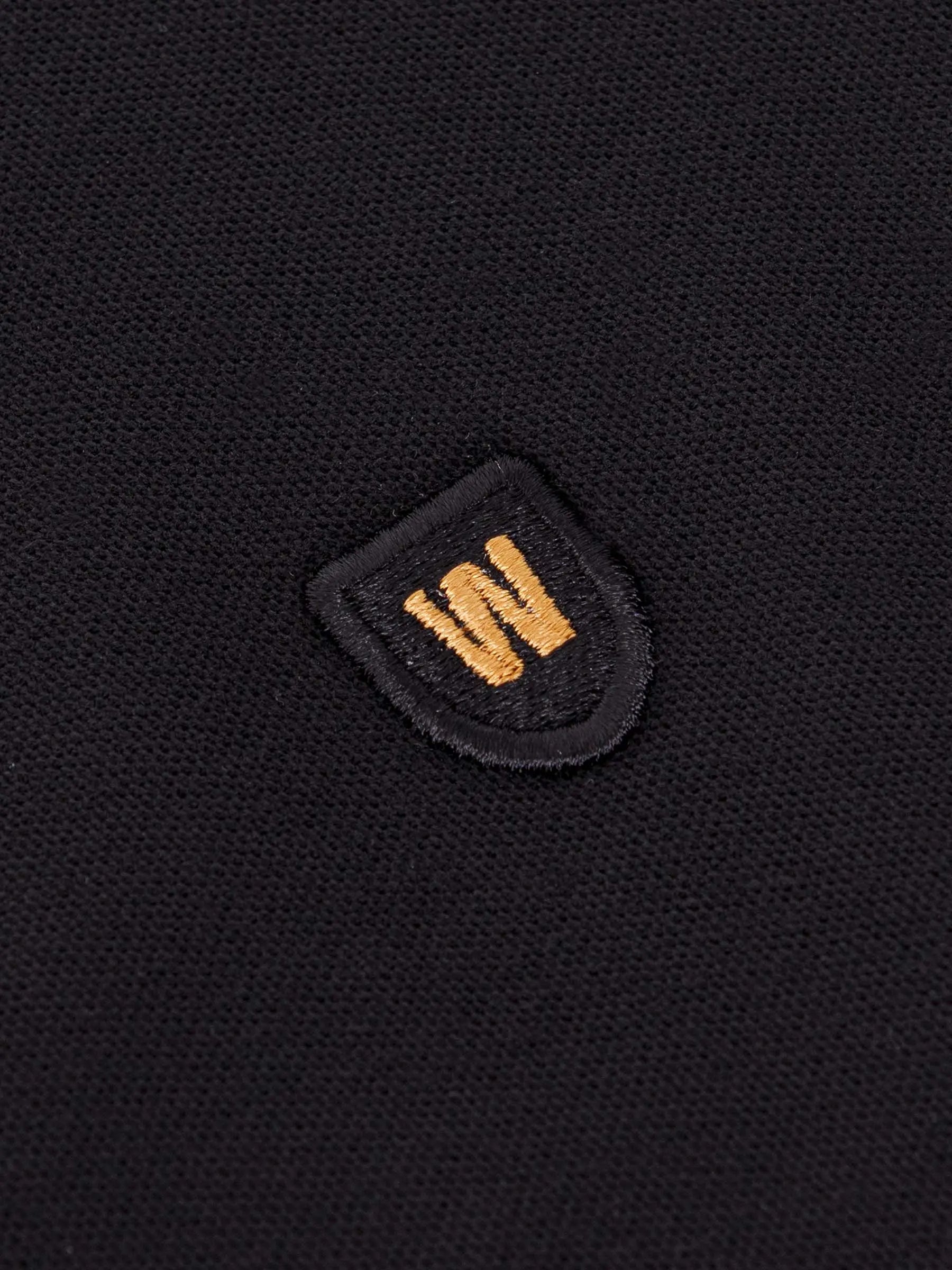 The Ameer Black Polo Wam Denim
