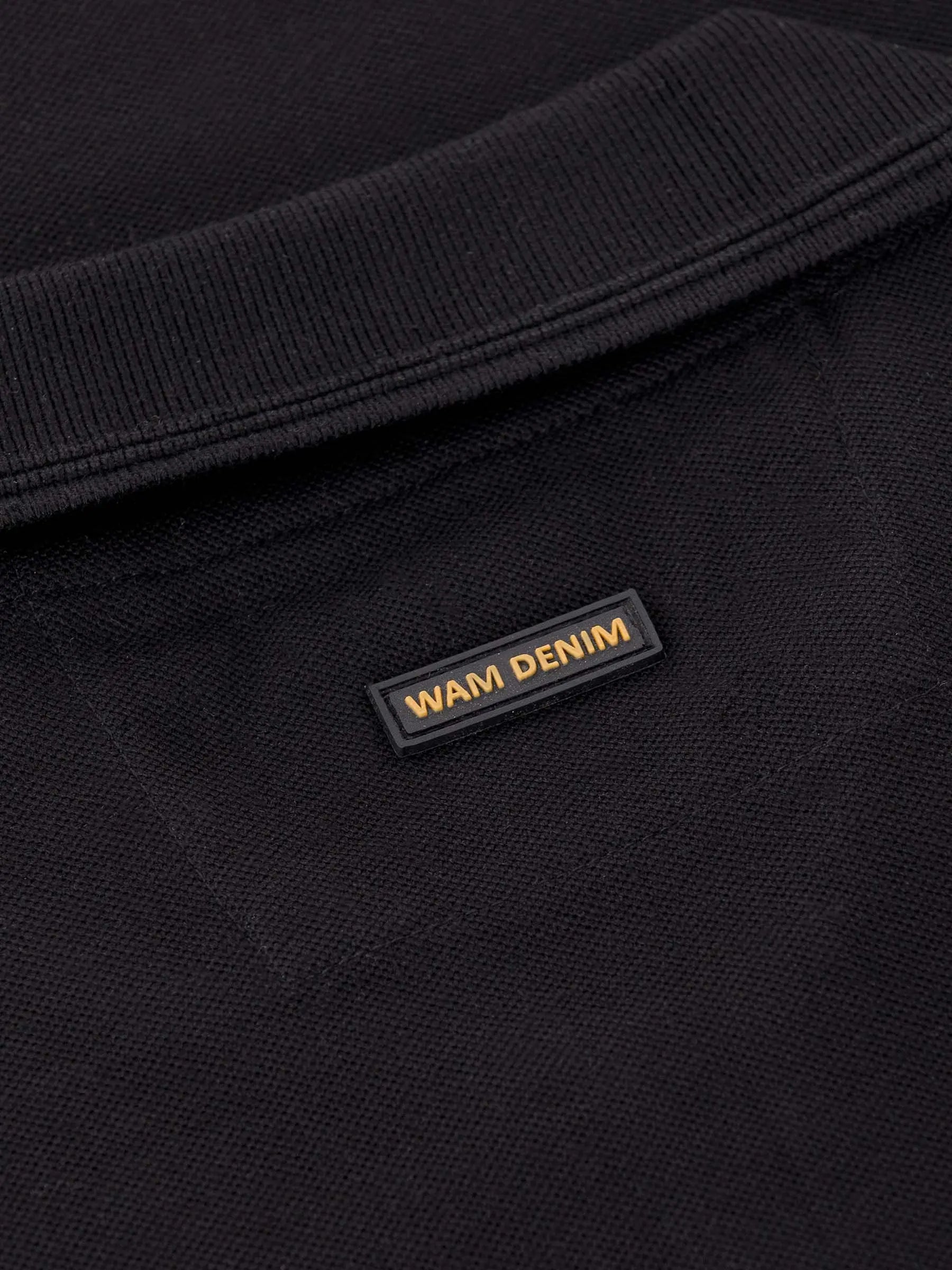 The Ameer Black Polo Wam Denim